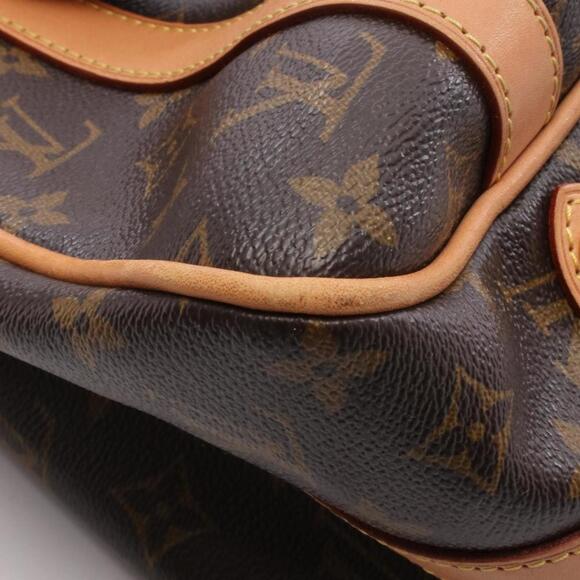 LOUIS VUITTON Brown Monogram Leather Shoulder Bag - Picture 9 of 9